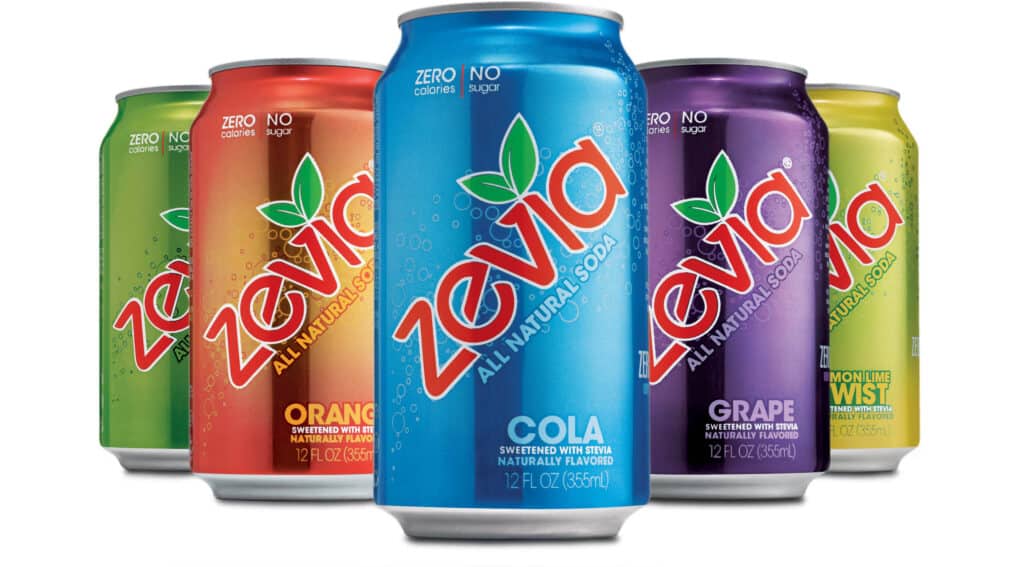 Soda Alternative: Cans of Zevia soda